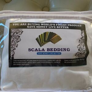 King size white flat sheet (Alaskan )